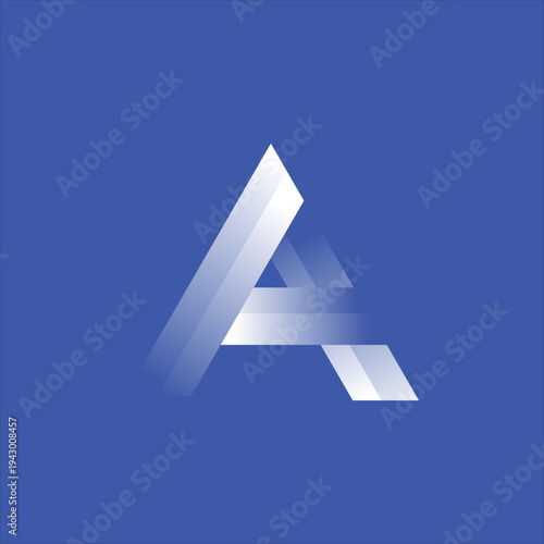 Modern Gradient Letter A Logo – Abstract Iconic Alphabet Branding Design