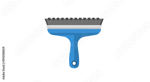 Window Squeegee Vector Illustration, Cleaning Tool Graphic, Flat Design for Hygiene and Maintenance.