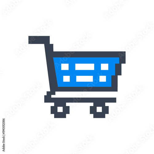 Pixel Shopping Cart Icon