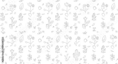 Collection of Various Simple Line Drawings.