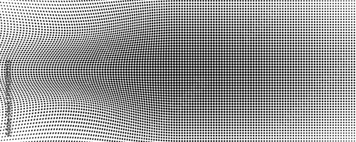 Abstract Halftone Dot Pattern Background With Gradient Texture And Retro Pop Art Feel