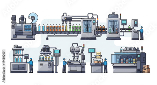 Industrial machinery and manufacturing equipment.