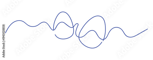 easter egg line art style vector eps 10