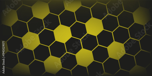Black hexagon, honeycomb, design element, shapes, pattern with no strokes. Asset for photo collection, collage, template, frame, overlay, montage, clipping, layer mask.