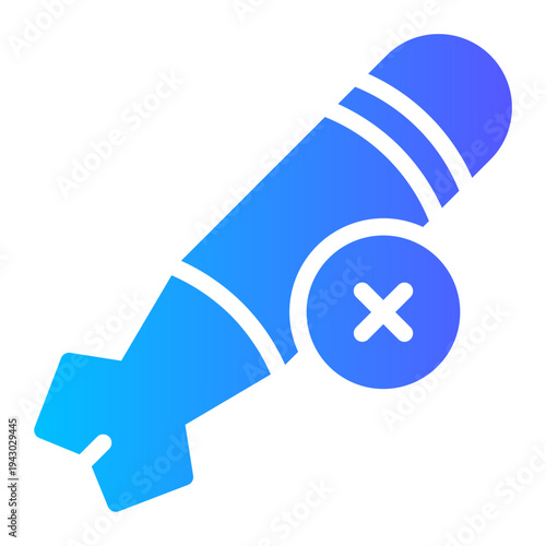 delete gradient icon