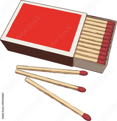 A box of safety matches