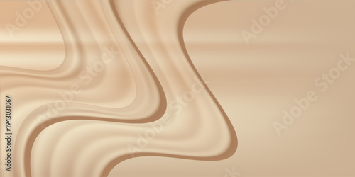 Wrinkled hoodie fabric, space for text, waves on gold cotton fabric, grey melange, close-up hoodie, close-up sweater, Fabric background texture, cotton fabric