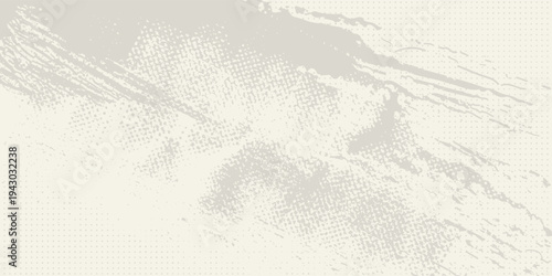 Broken beige halftone grunge texture. Abstract old grunge background.