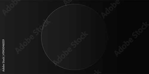 Minimal metal black premium abstract background banner with luxury dark monochrome shape geometric elements.Eps10 Vector