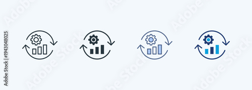 Continuous Multiple Style Icon Collection