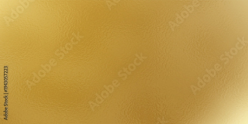 Gold foil leaf texture, glass effect background vector illustration.