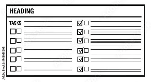 Simple daily planner page with schedule checklist goals and notes minimal printable template