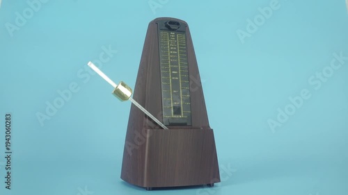 A Classic Mechanical Metronome For Control Of The Rhythm While Playing.