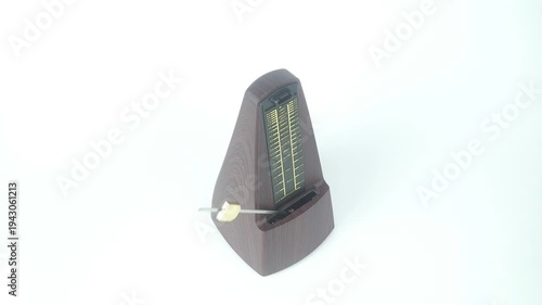 A Classic Mechanical Metronome For Control Of The Rhythm While Playing.