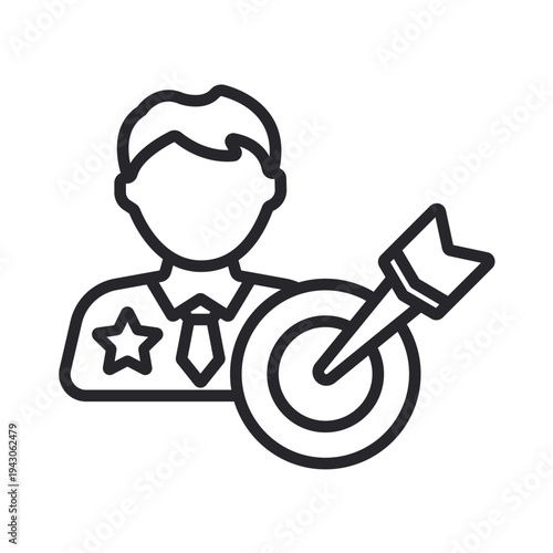 accurate icons outline and Flat Style,transparent background