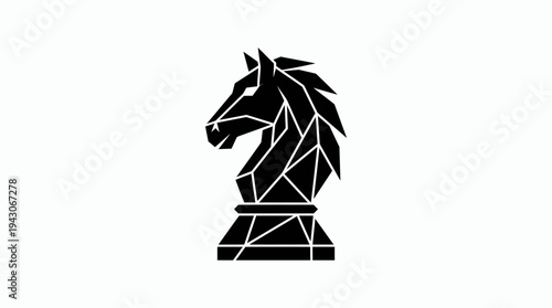 Vector chess pieces icons set king queen rook bishop knight pawn battle board arrangement silhouette design educational branding modular black white strategy illustration collection