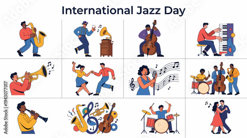 International Jazz Day Celebration - Musicians and Dancers