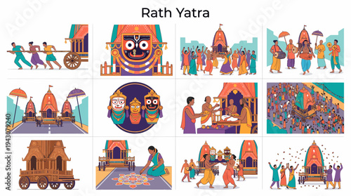Rath Yatra Festival - Jagannath Chariot Procession