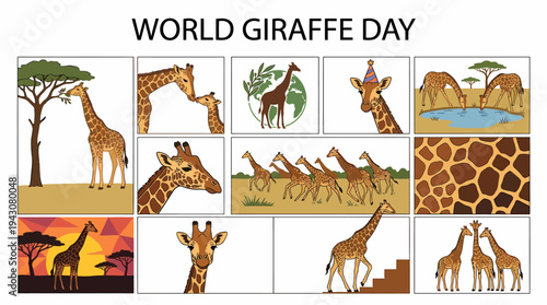 World Giraffe Day Celebration Montage
