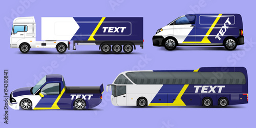 vector illustration of a truck