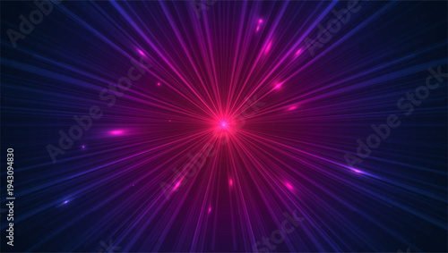 Glowing lights effects, abstract magic Illustration. Graphic concept for your design