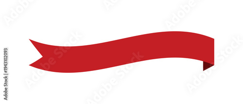 Free Download Red Ribbon Banner Vector Design – Decorative Graphic Symbol Element - GFXLoad