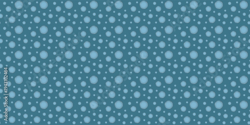 Bubble seamless pattern for water backgrounds and playful textile prints. Water drops pattern
