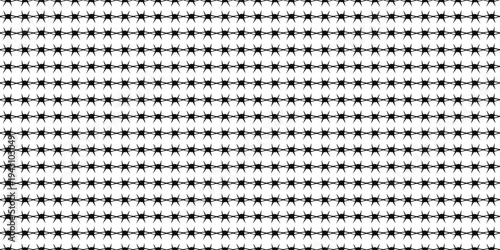 Barbed wire seamless pattern for security backgrounds and industrial design