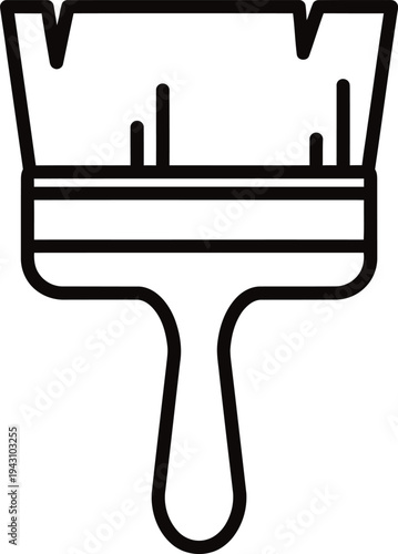 A single black teardrop shape on a white background image