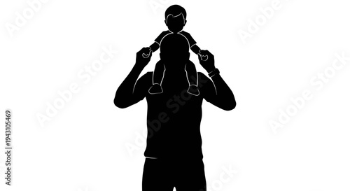 Man putting on a backpack.