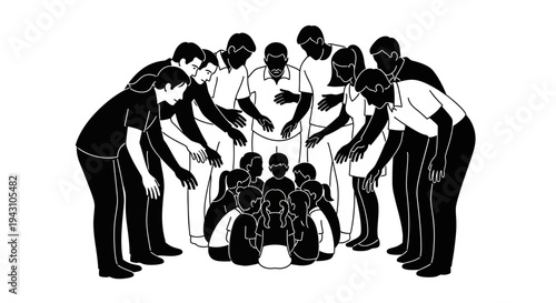 Medical team performing CPR on patient.