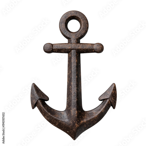 Wallpaper Mural Vintage Style Cast Iron Anchor Decor Piece, PNG with transparency Torontodigital.ca