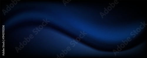 Gradient blue abstract background with a soft curve and smooth lighting.