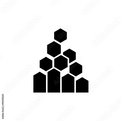 Modular Building Blocks Architecture Construction Icon