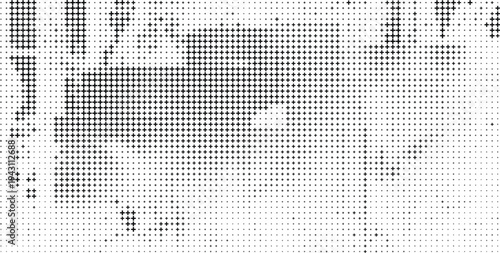 Dense Black Plus Sign Halftone Pattern Abstract Background, Monochrome Plus Symbol Texture Pattern White Background