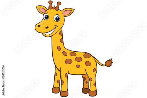 giggle giraffe on white