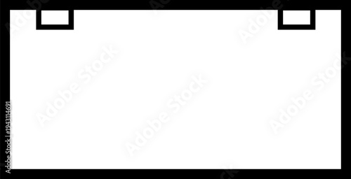 rectangular vehicle license plate frame vector illustration scalable eps vector file