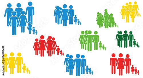 Diverse Groups of People Representing Various Demographics and Communities.