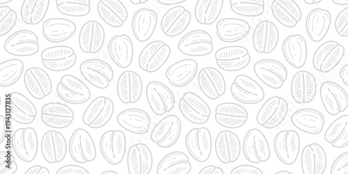 Coffee beans pattern background. coffee beans background. Coffee beans wallpaper. Coffee Beans Illustration for packaging.