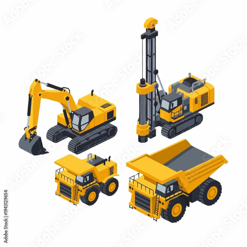 yellow bulldozer excavator