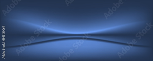 Abstract image of dark room concrete floor. Black room or stage background for product placement.Panoramic view of the abstract fog. White cloudiness, mist or smog moves on black background.