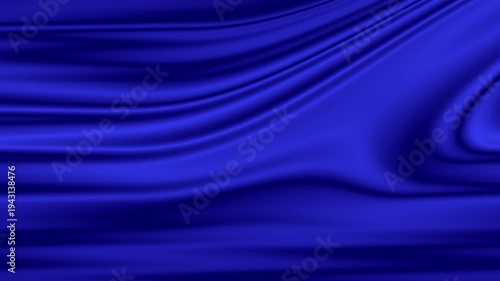 abstract blue color silk style gradient glowing moving curved lines as gradient blue motion design.	