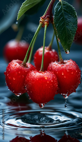 cherry in water