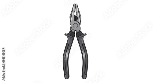 Needle Nose Pliers Tool Closeup View.