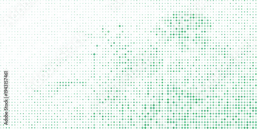 Green Plus Sign Halftone Gradient Abstract Background, Green Plus Symbol Pattern Modern Background