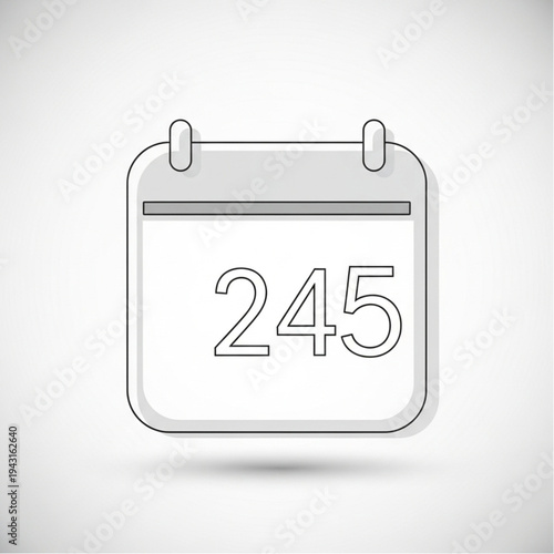 Calendar Icon with Date Displayed.