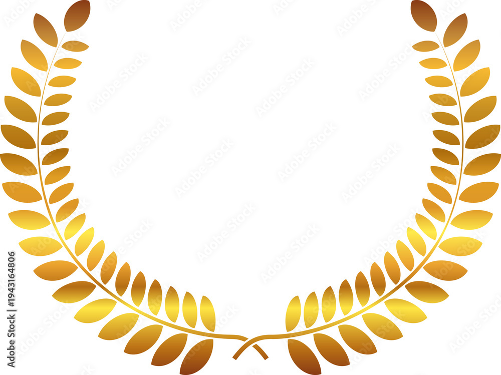 Obraz premium Laurel wreath element