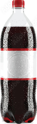 Coca-Cola Bottle on White Background