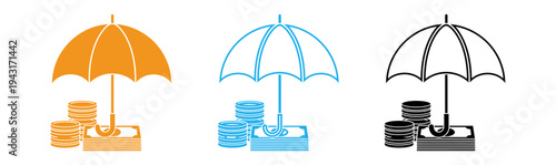Umbrella protecting financial assets