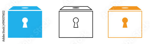 Colorful illustrations of milk or juice cartons with spoons